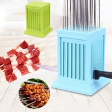 49-Hole Wear Meat String Machine BBQ Skewer Kabob Maker Kit